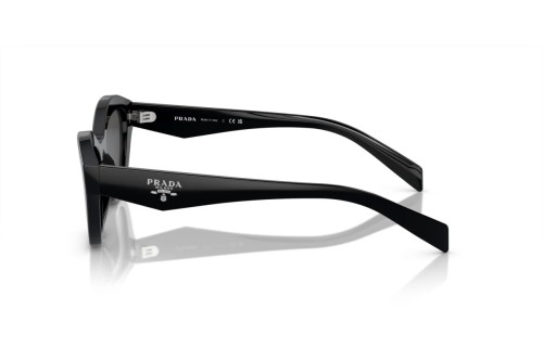 PRADA PR A02S - 16K08Z - 52 Okulary przeciwsłoneczne Czarny Kocie oczy