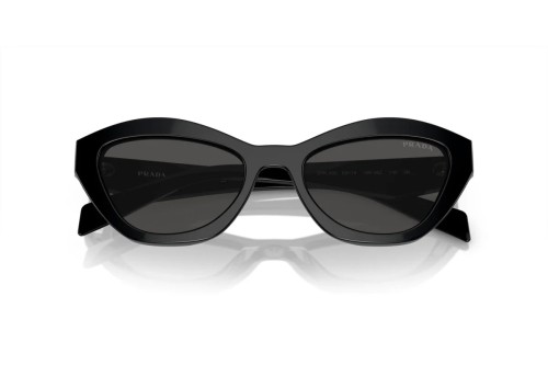 PRADA PR A02S - 16K08Z - 52 Okulary przeciwsłoneczne Czarny Kocie oczy