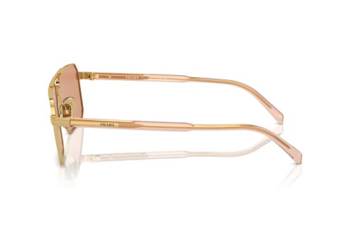 PRADA PR A57S - 5AK07V - 61 Okulary przeciwsłoneczne Złoty Kanciaste