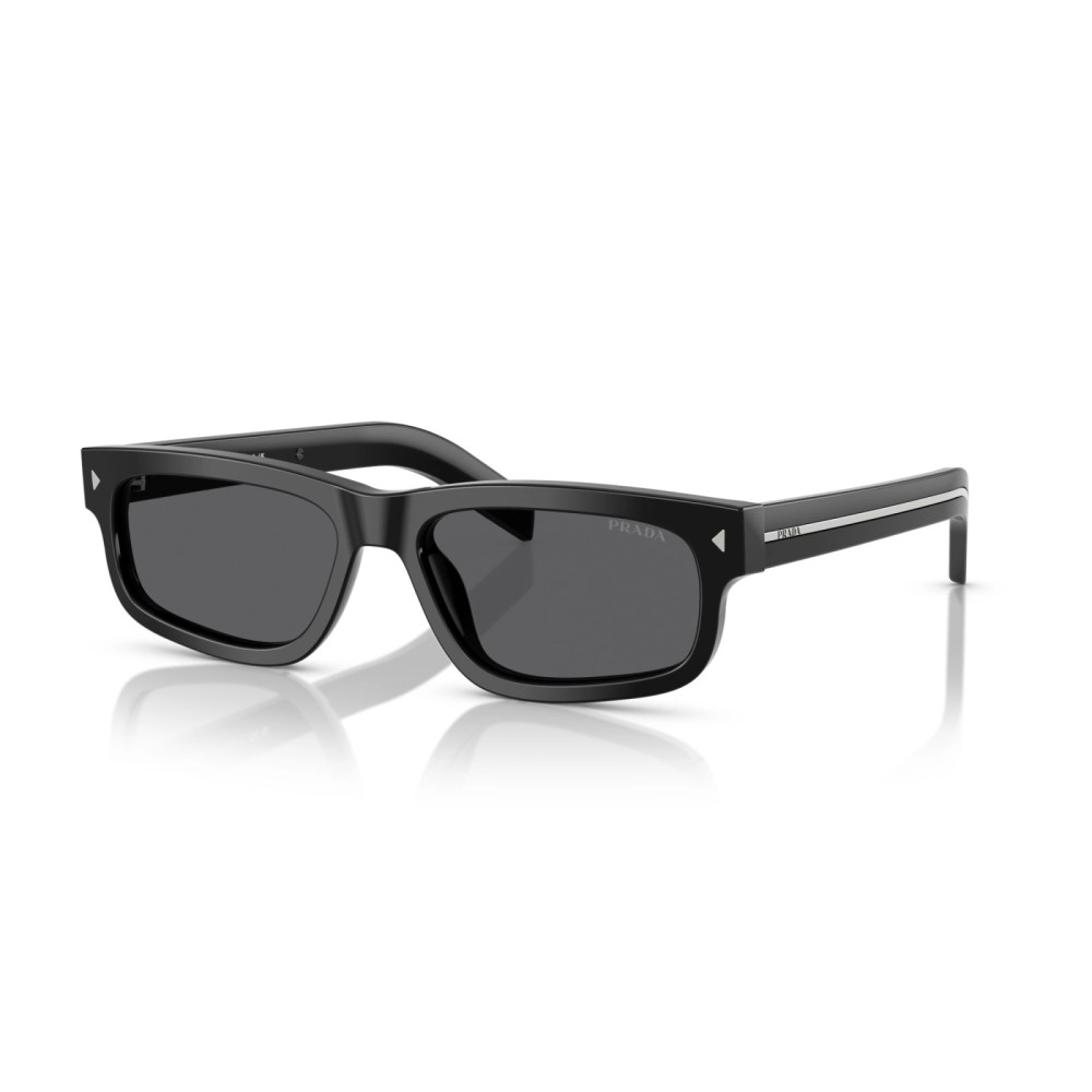 PRADA PR B11S - 16K731 - 57 Okulary przeciwsłoneczne Czarny Kanciaste