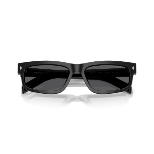 PRADA PR B11S - 16K731 - 57 Okulary przeciwsłoneczne Czarny Kanciaste