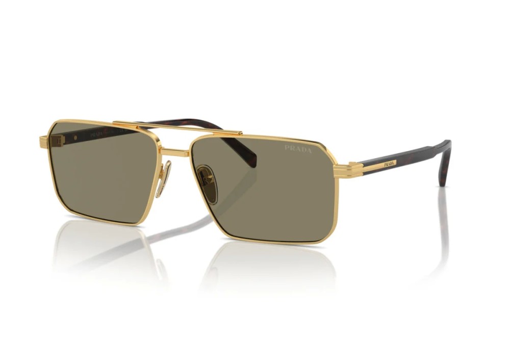 PRADA PR A57S - 5AK90F - 61 Okulary przeciwsłoneczne Kanciaste