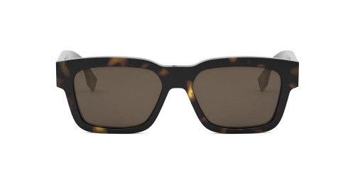 Fendi FE40107I - 52E - 53 Okulary przeciwsłoneczne Kanciaste