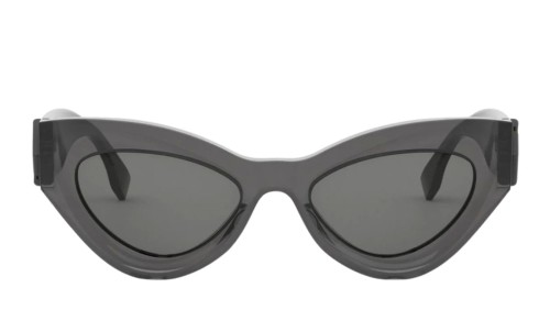 Fendi FE40146I - 20A - 52 Okulary przeciwsłoneczne Szary Kocie oczy
