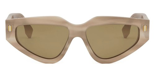 Fendi FE40163U - 59E - 54 Okulary przeciwsłoneczne Brązowy Kocie oczy
