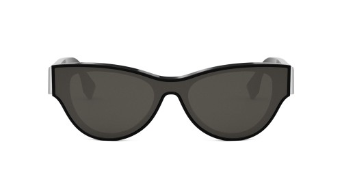 Fendi FE40135I - 01A - 139 Okulary przeciwsłoneczne Czarny Jednoszybowe