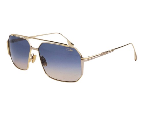 Cazal 755 - 002 - 63 Okulary przeciwsłoneczne Złoty Pilotki (aviator)