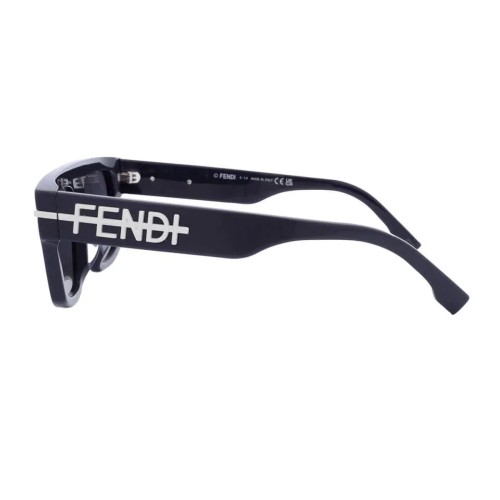 Fendi FE40091U - 90A - 54 Okulary przeciwsłoneczne Ciemnoniebieski Kanciaste