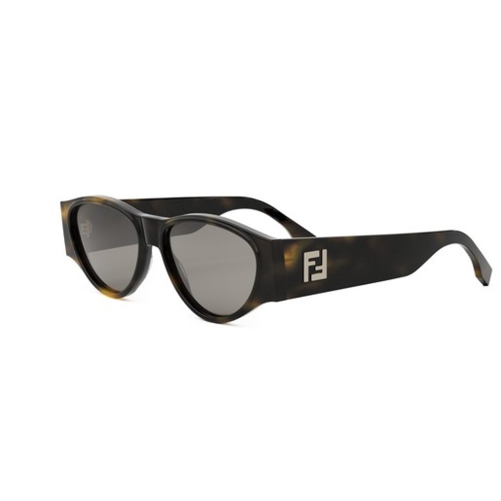 Fendi FE40158I - 52E - 55 Okulary przeciwsłoneczne Owalny