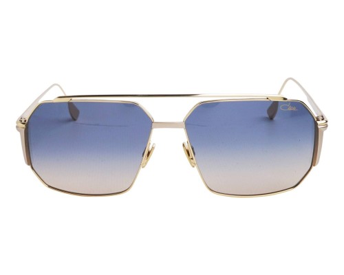 Cazal 755 - 002 - 63 Okulary przeciwsłoneczne Złoty Pilotki (aviator)