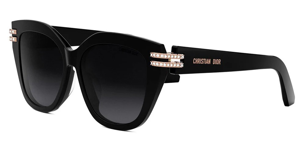 Dior CDIOR B4F - 10A1 - 56 Okulary przeciwsłoneczne Czarny Pillow (zaokrąglony)