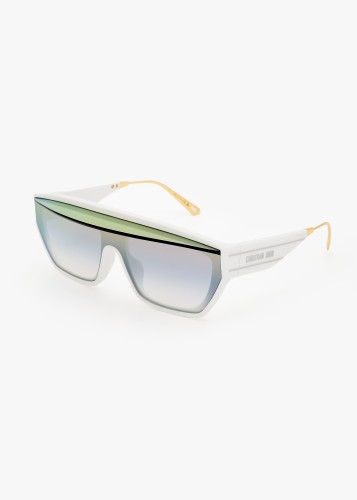 Dior DIORCLUB M7U - 51A5 - 141 Okulary przeciwsłoneczne Biały Jednoszybowe