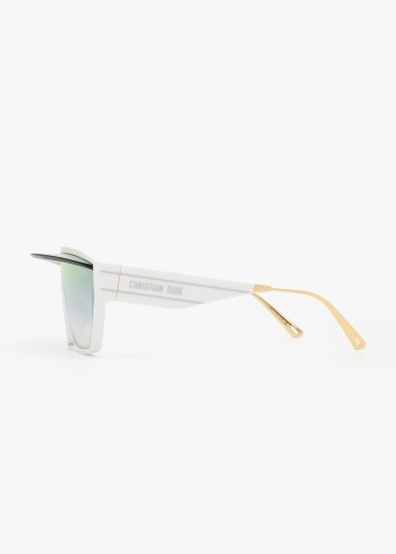 Dior DIORCLUB M7U - 51A5 - 141 Okulary przeciwsłoneczne Biały Jednoszybowe