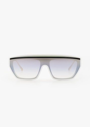 Dior DIORCLUB M7U - 51A5 - 141 Okulary przeciwsłoneczne Biały Jednoszybowe