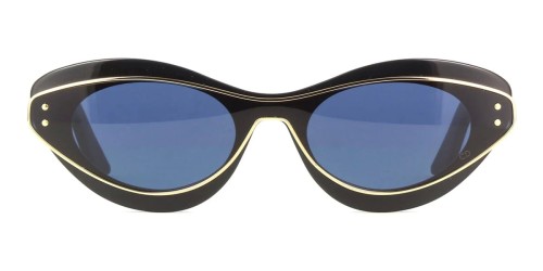 Dior DIORMETEOR B1I - 10B0 - 146 Okulary przeciwsłoneczne Czarny Kocie oczy