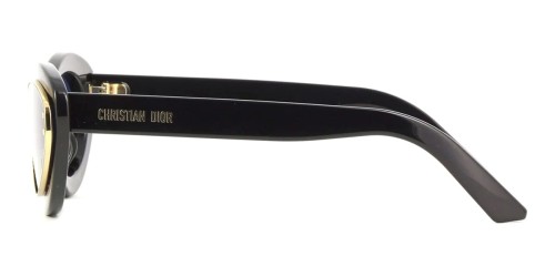 Dior DIORMETEOR B1I - 10B0 - 146 Okulary przeciwsłoneczne Czarny Kocie oczy