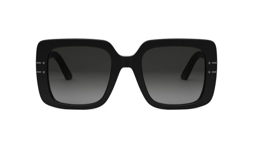 Dior DIORSIGNATURE S11F - 14A1 - 55 Okulary przeciwsłoneczne Czarny Kanciaste