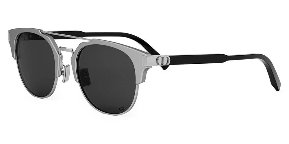 Dior CD ICON R1U ALUMINUM - F1A0 - 53 Okulary przeciwsłoneczne Srebrny Panto / zaokrąglony