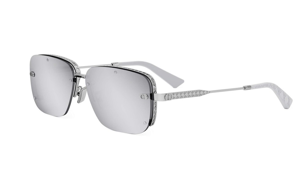Dior NEODIOR S4U - F0A4 - 58 Okulary przeciwsłoneczne Srebrny Kanciaste