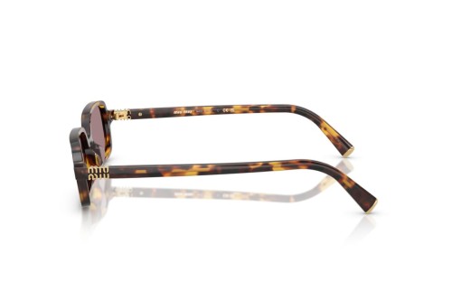 MIU MIU MU 11ZS - 14L20I - 51 Okulary przeciwsłoneczne Havanna Kanciaste