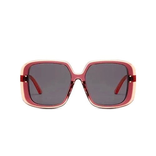 Dior DIORHIGHLIGHT S3F - 35A0 A - 56 Okulary przeciwsłoneczne Czerwony Kwadratowy