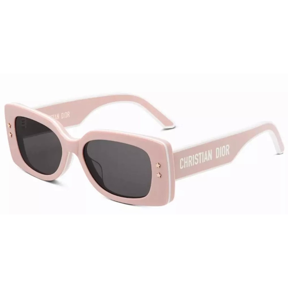 Dior DIORPACIFIC S1U - 40A0 A - 53 Okulary przeciwsłoneczne Różowy Kanciaste