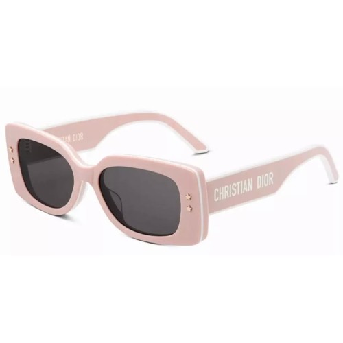 Dior DIORPACIFIC S1U - 40A0 A - 53 Okulary przeciwsłoneczne Różowy Kanciaste