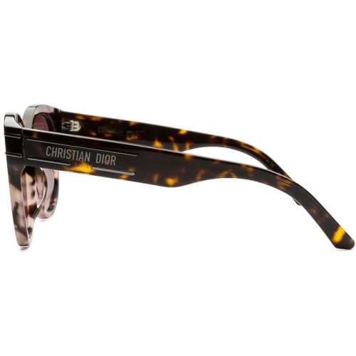 Dior DIORSIGNATURE B6F - 25D0 A - 55 Okulary przeciwsłoneczne Havana Pillow (zaokrąglony)