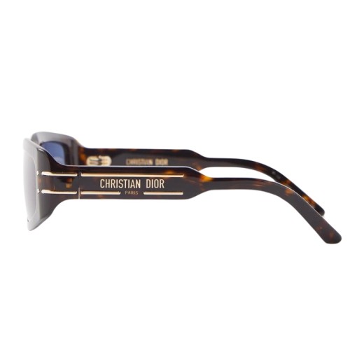 Dior DIORSIGNATURE S9U - 20B0 A - 56 Okulary przeciwsłoneczne Havana Kanciaste