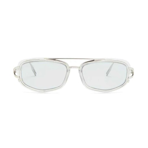 Dior NEODIOR S1U - 88I0 - 56 Okulary przeciwsłoneczne Srebrny Kanciaste