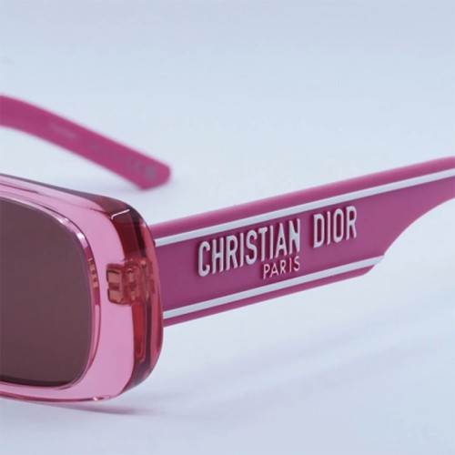Dior WILDIOR S2U - 73D0 B - 53 Okulary przeciwsłoneczne Różowy Kanciaste