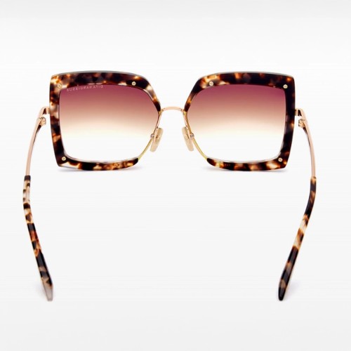 Dita NARCISSUS DTS503 - 02 - 58 Okulary przeciwsłoneczne Havana Kanciaste
