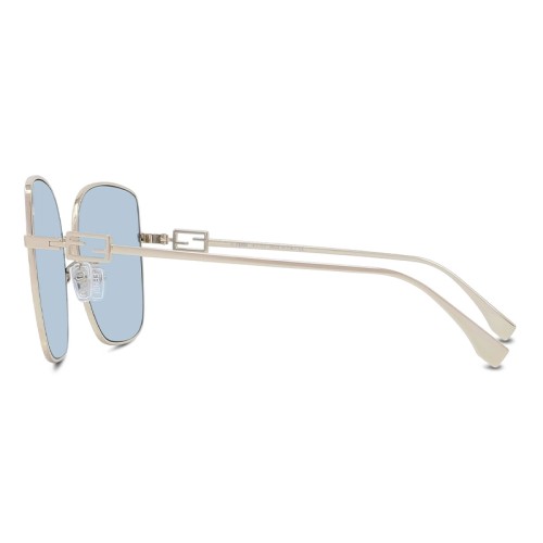 Fendi FE40013U - 32V - 59 Okulary przeciwsłoneczne Złoty Kanciaste