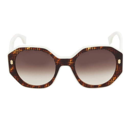 Fendi FE40045I - 55F - 54 Okulary przeciwsłoneczne Kanciaste