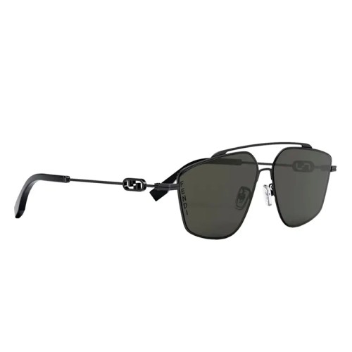 Fendi FE40079U - 12A - 58 Okulary przeciwsłoneczne Czarny Pilotki (aviator)