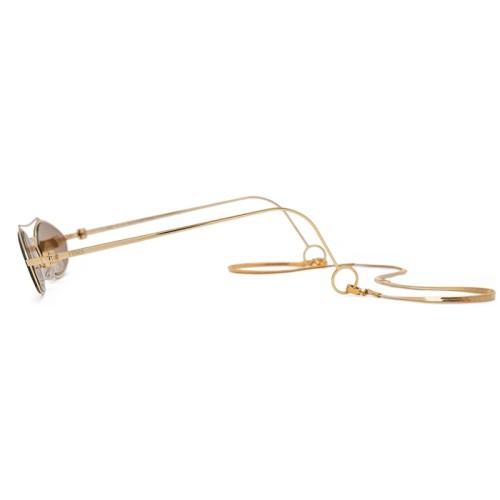 Fendi FE40114U-Y - 30G - 57 Okulary przeciwsłoneczne Złoty Owalny