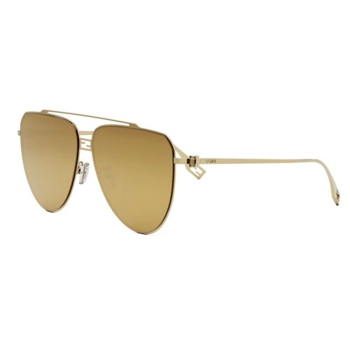 Fendi FE40122U - 30L - 59 Okulary przeciwsłoneczne Złoty Pilotki (aviator)