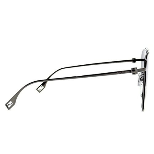 Fendi FE40122U - 14P - 59 Okulary przeciwsłoneczne Czarny Pilotki (aviator)