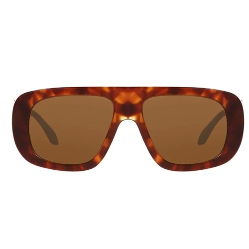 GIORGIO ARMANI AR8183 - 5988/33 - 56 Okulary przeciwsłoneczne Havana Płaska góra