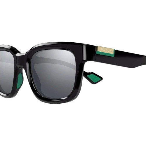 Gucci GG1621S - 001 - 53 Okulary przeciwsłoneczne Czarny Pillow (zaokrąglony)