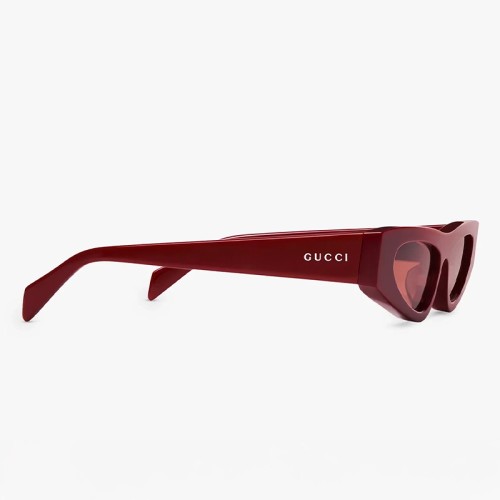 Gucci GG1779SA - 002 - 52 Okulary przeciwsłoneczne Czerwony Kocie oczy