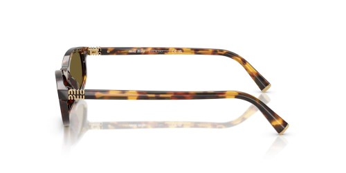 MIU MIU MU A06S - 14L09Z - 54 Okulary przeciwsłoneczne Ciemna Havana Owalny