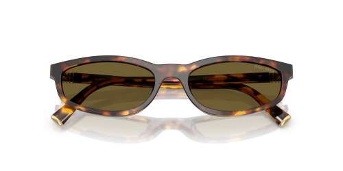 MIU MIU MU A06S - 14L09Z - 54 Okulary przeciwsłoneczne Ciemna Havana Owalny