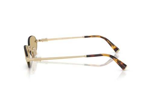 MIU MIU MU A54S - ZVN10R - 51 Okulary przeciwsłoneczne Złoty Owalny
