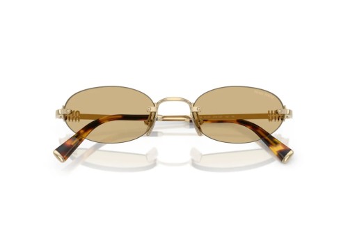 MIU MIU MU A54S - ZVN10R - 51 Okulary przeciwsłoneczne Złoty Owalny