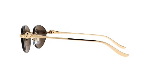 Cartier CT0504S - 001 - 58 Okulary przeciwsłoneczne Złoty Owalny