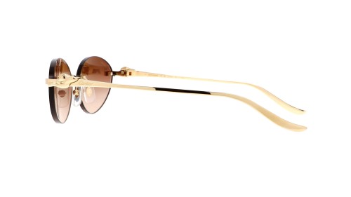 Cartier CT0504S - 003 - 58 Okulary przeciwsłoneczne Złoty Owalny