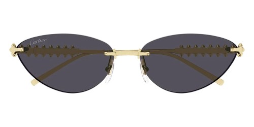 Cartier CT0543S Clash de Cartier - 002 - 58 Okulary przeciwsłoneczne Złoty Kocie oczy