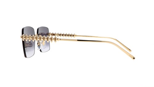 Cartier CT0545S Clash de Cartier - 001 - 58 Okulary przeciwsłoneczne Złoty Kanciaste