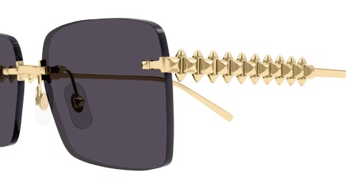 Cartier CT0545S Clash de Cartier - 002 - 58 Okulary przeciwsłoneczne Złoty Kanciaste